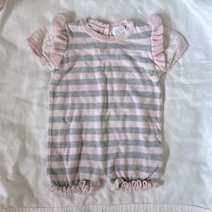 Mud Pie Sweater Romper 6-9 months